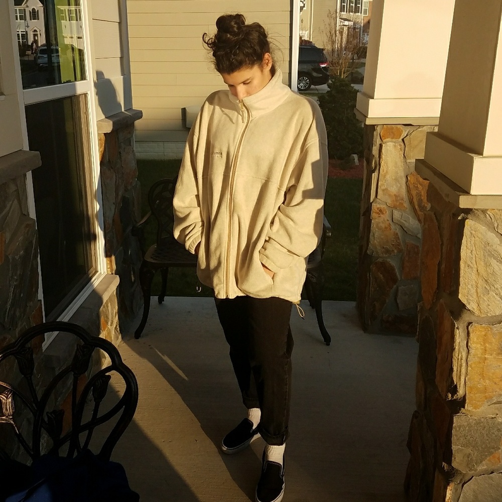 FUZZY COLOMBIA ZIP UP JACKET